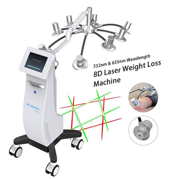 2023 new 6d lipo laser 532nm laser green 635nm red light fat removal cellulite removal body shape slimming laser machine
2023 new 6d lipo laser 532nm laser green 635nm red light fat removal cellulite removal body shape slimming laser machine