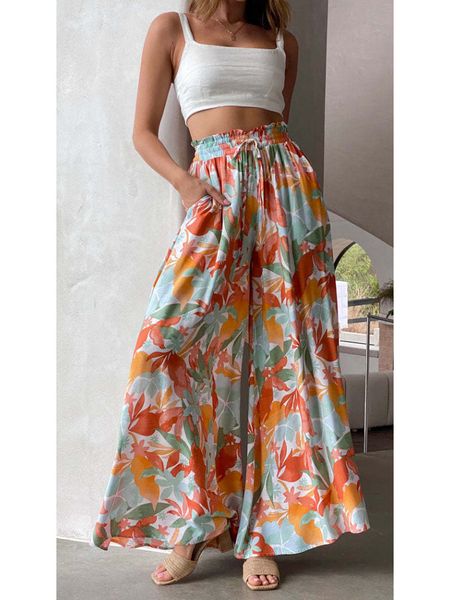 women's shorts streetwear women 2023 spring summer solid color comfortable casual wide leg pants fashion print loose high waist trouser, White;black
women's shorts streetwear women 2023 spring summer solid color comfortable casual wide leg pants fashion print loose high waist trouser, White;black