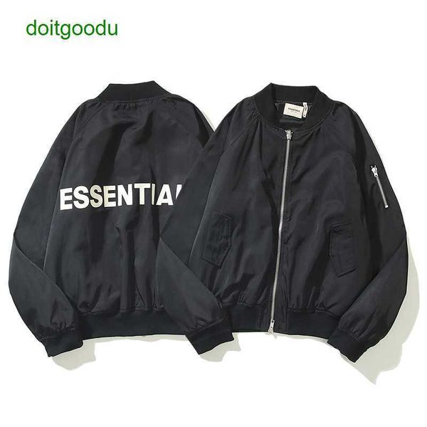chaopai fosg double line essen letter pilot jacket men's and women's high street bf charging suit, Black;brown
chaopai fosg double line essen letter pilot jacket men's and women's high street bf charging suit, Black;brown