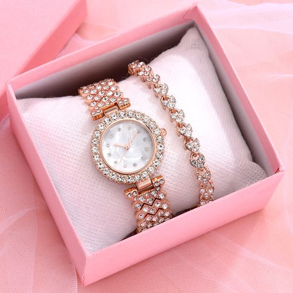 women's watches 2pcs set luxury women rose gold watch fashion ladies quartz diamond wristwatch elegant female bracelet reloj mujer 2304, Slivery;golden
women's watches 2pcs set luxury women rose gold watch fashion ladies quartz diamond wristwatch elegant female bracelet reloj mujer 2304, Slivery;golden