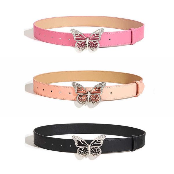 suspenders 2023 metal butterfly rhintone snap versatile simple women's belt decorative jeans with fashion, Black;brown
suspenders 2023 metal butterfly rhintone snap versatile simple women's belt decorative jeans with fashion, Black;brown
