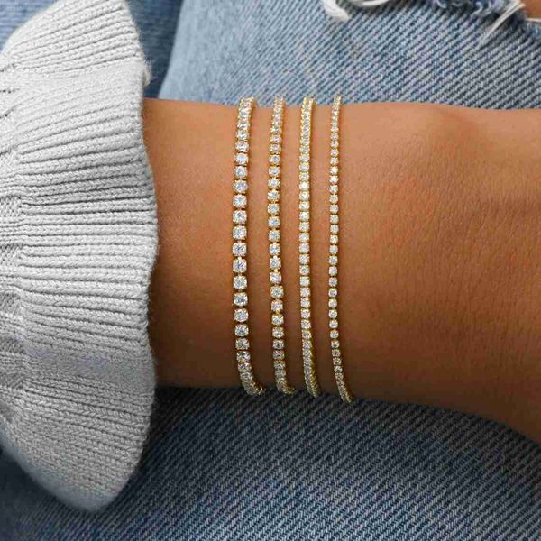 fuamay fine 925 silver jewelry 1.5mm 1.75mm 2mm 2.5mm tennis bracelets for woman, Golden;silver
fuamay fine 925 silver jewelry 1.5mm 1.75mm 2mm 2.5mm tennis bracelets for woman, Golden;silver
