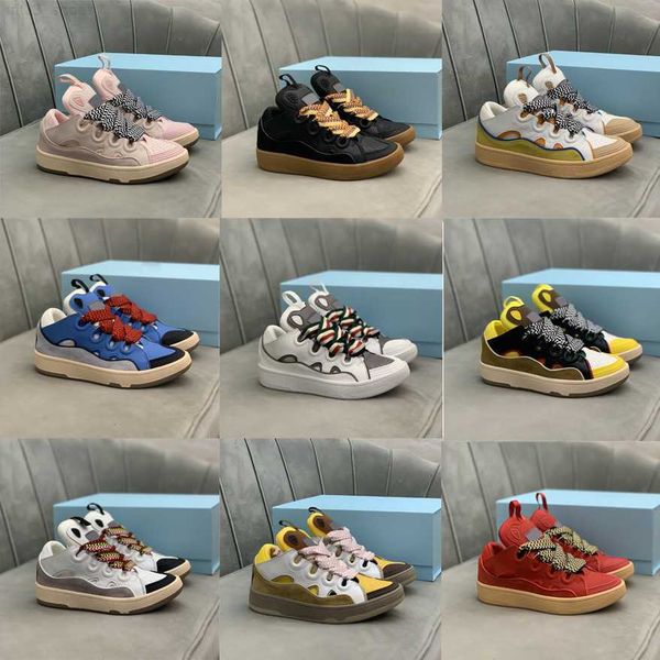 women fashion designer curb painted low shoes catwalk stitching embossed suede leather rubber platform loafers breathable lanvins sneakers w, Black
women fashion designer curb painted low shoes catwalk stitching embossed suede leather rubber platform loafers breathable lanvins sneakers w, Black