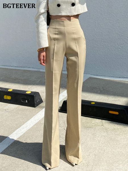 women's shorts bgteever vintage female floorlength pants spring summer chic high waist women flare trousers 230404, White;black
women's shorts bgteever vintage female floorlength pants spring summer chic high waist women flare trousers 230404, White;black