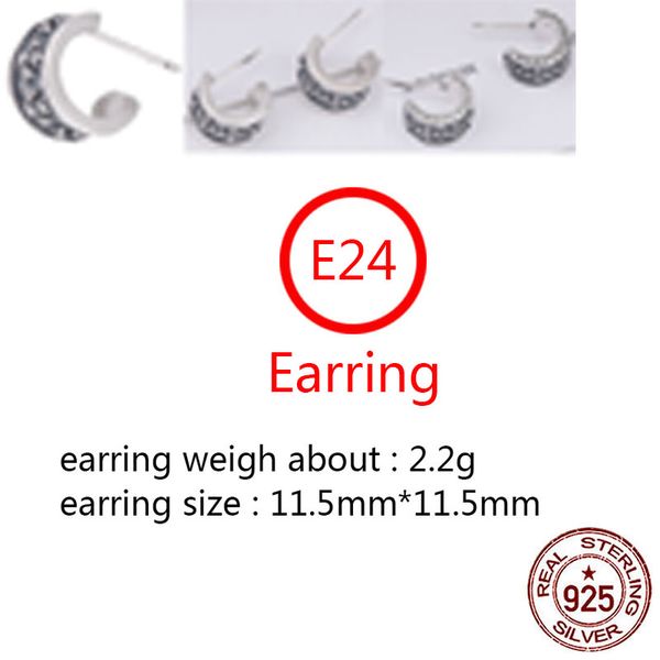 e24 s925 pure silver ear studs personalized fashion cross flower letter punk street dance style earrings jewelry earrings as a gift for love, Golden
e24 s925 pure silver ear studs personalized fashion cross flower letter punk street dance style earrings jewelry earrings as a gift for love, Golden