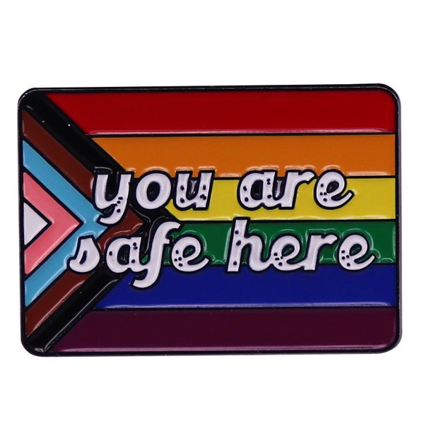 lgbt you are safe here brooch crossed flag enamel badge cute anime movies games hard enamel pins collect metal cartoon brooch backpack hat b, Blue
lgbt you are safe here brooch crossed flag enamel badge cute anime movies games hard enamel pins collect metal cartoon brooch backpack hat b, Blue