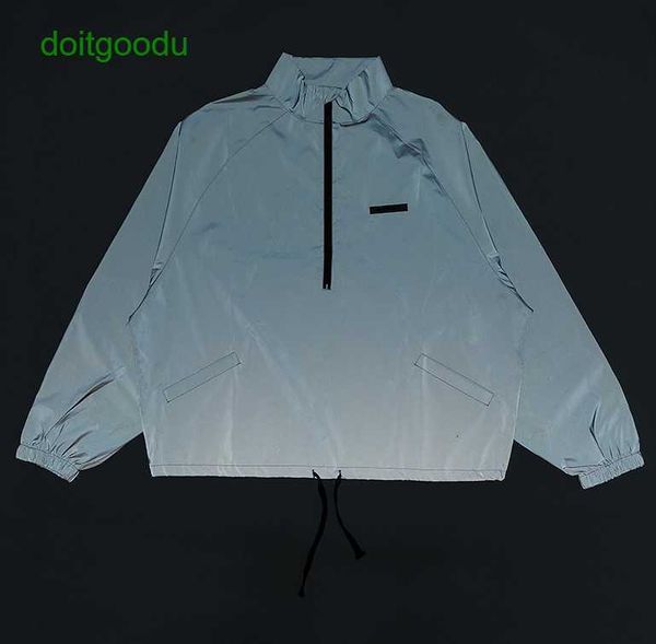 fosg essen fudi grey 3m reflective autumn winter standing collar loose solid casual jacket, Black;brown
fosg essen fudi grey 3m reflective autumn winter standing collar loose solid casual jacket, Black;brown