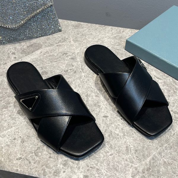 new womens sandals slippers cross design upper with triangle signature logo comfortable classic swimming pool holiday sandals slippers trend, Black
new womens sandals slippers cross design upper with triangle signature logo comfortable classic swimming pool holiday sandals slippers trend, Black