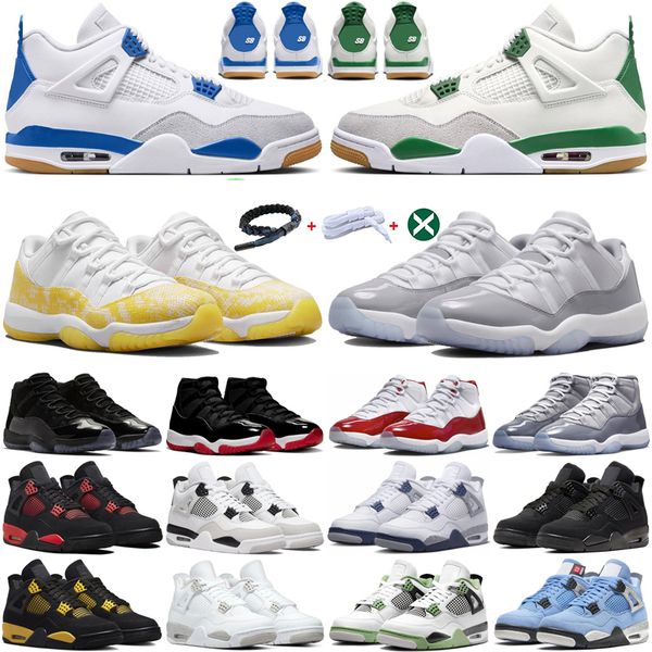 green pine 4 cherry 11 designer shoes 4s 11s basketballs shoe for mens womens sneakers sapphire blue black cats yellow snakeskin cement grey
green pine 4 cherry 11 designer shoes 4s 11s basketballs shoe for mens womens sneakers sapphire blue black cats yellow snakeskin cement grey