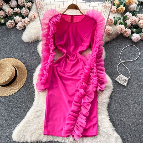 spring bohemian pleated patchwork chiffon dress with wooden ear edge temperament goddess fan mingyuan wrap hip skirt, Black;gray
spring bohemian pleated patchwork chiffon dress with wooden ear edge temperament goddess fan mingyuan wrap hip skirt, Black;gray