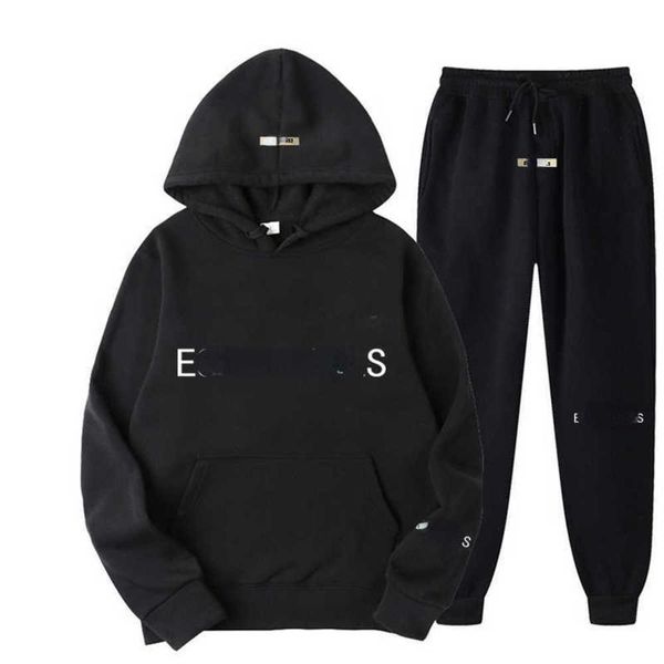 men's tracksuits 2023 designer ess autumn winter women's hooded sweatshirt set reflective letter print jogging street couple appar, Gray
men's tracksuits 2023 designer ess autumn winter women's hooded sweatshirt set reflective letter print jogging street couple appar, Gray