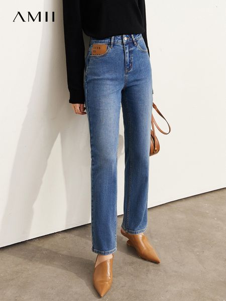 women's jeans amii minimalist jeans women's autumn cotton warm leather decoration casual fashion super thin denim pants with pocke, Blue
women's jeans amii minimalist jeans women's autumn cotton warm leather decoration casual fashion super thin denim pants with pocke, Blue