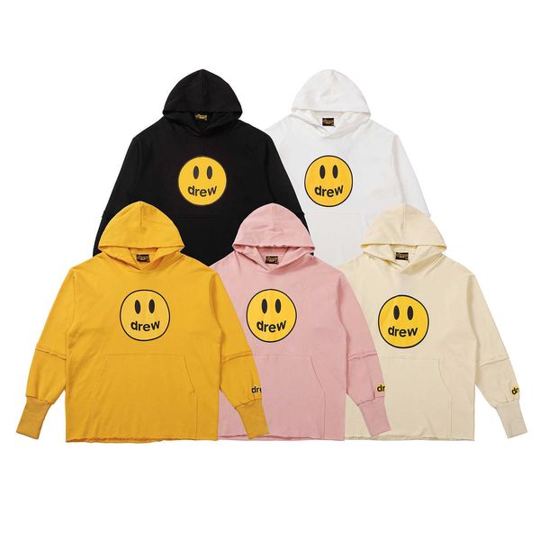 designer hoodie drew smiley face patchwork loose brimmed hooded sweater high street hip-hop men's and women's loose trendy street, Black
designer hoodie drew smiley face patchwork loose brimmed hooded sweater high street hip-hop men's and women's loose trendy street, Black