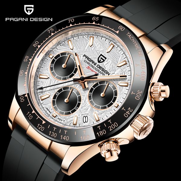 wristwatches pagani design mens sports quartz watches brand sapphire stainless steel 100m waterproof chronograph reloj hombre 230403, Slivery;brown
wristwatches pagani design mens sports quartz watches brand sapphire stainless steel 100m waterproof chronograph reloj hombre 230403, Slivery;brown