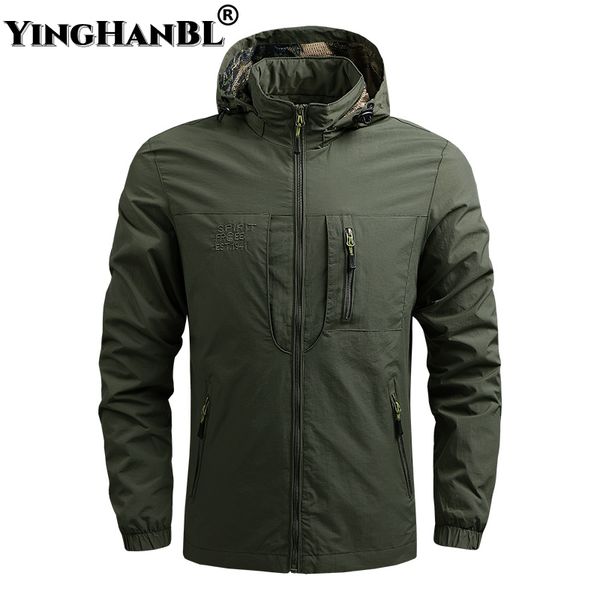 men's jackets waterproof jacket men soft shell military tactical cargo windbreaker casual hooded coat male outdoor 230404, Black;brown
men's jackets waterproof jacket men soft shell military tactical cargo windbreaker casual hooded coat male outdoor 230404, Black;brown