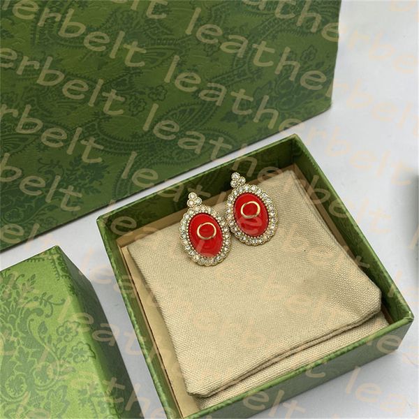 shiny diamond earring womens red ear stud metal letter golf plated earring jewelry for party, Golden;silver
shiny diamond earring womens red ear stud metal letter golf plated earring jewelry for party, Golden;silver