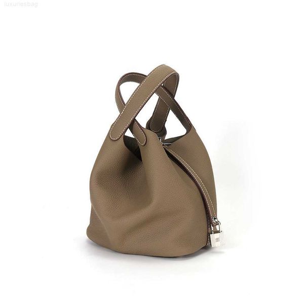 designer luxury women's colorblocking highend vegetable basket bucket cowhide versatile portable leather bag for womeno21tfh5a picotin
designer luxury women's colorblocking highend vegetable basket bucket cowhide versatile portable leather bag for womeno21tfh5a picotin
