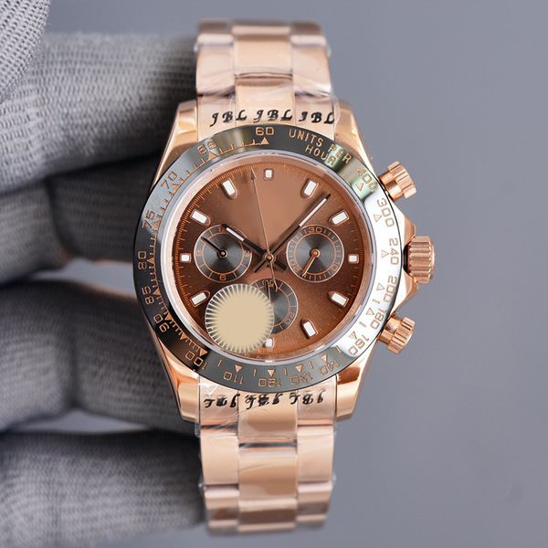 luxury men watch 40mm automatic wristwatch mechanical green luminous dial stainless steel strap sapphire mirror classic folding buckle montr, Slivery;brown
luxury men watch 40mm automatic wristwatch mechanical green luminous dial stainless steel strap sapphire mirror classic folding buckle montr, Slivery;brown