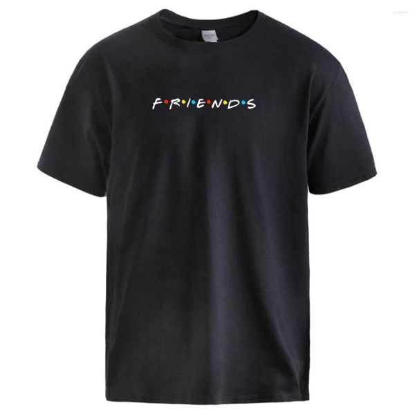 t men's shirts male friends printing tshirts 2023 streetwear men t-shirts summer leisure casual tee cotton fashion o-neck clothing, White;black
t men's shirts male friends printing tshirts 2023 streetwear men t-shirts summer leisure casual tee cotton fashion o-neck clothing, White;black