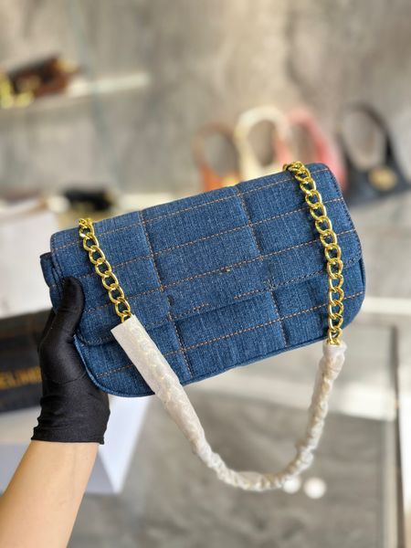 designer bag denim bag, square chain bag, single shoulder diagonal cross bag, casual tofu block, small square bag, blue
designer bag denim bag, square chain bag, single shoulder diagonal cross bag, casual tofu block, small square bag, blue