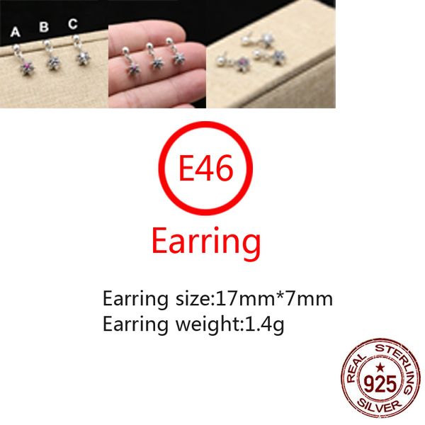 e46 s925 pure silver ear studs personalized fashion hexagram star set diamond letter punk street dance style earrings jewelry earrings as a, Golden
e46 s925 pure silver ear studs personalized fashion hexagram star set diamond letter punk street dance style earrings jewelry earrings as a, Golden