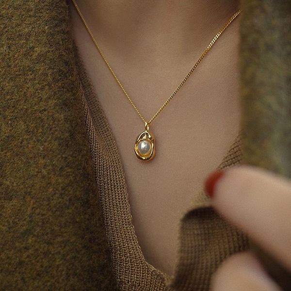 925 sterling silver pearl pea pendant necklace women luxury personality sweet shoe-shaped gold ingot clavicle necklace party wedding bridal
925 sterling silver pearl pea pendant necklace women luxury personality sweet shoe-shaped gold ingot clavicle necklace party wedding bridal