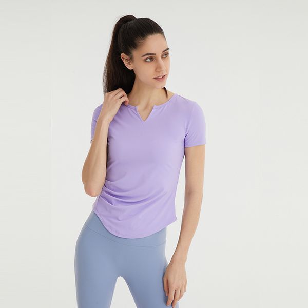 lu women's yoga clothes v-neck slim, slim, quick dry, breathable pilates fitness sports yoga short sleeve gym nude, elastic fitness out
lu women's yoga clothes v-neck slim, slim, quick dry, breathable pilates fitness sports yoga short sleeve gym nude, elastic fitness out