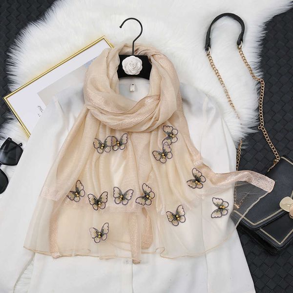 sarongs 190x70cm 3d butterfly decorative silk scarf women high-quality wool muffler shawl ladies winter warm headscarf long scarves p230403, Blue;gray
sarongs 190x70cm 3d butterfly decorative silk scarf women high-quality wool muffler shawl ladies winter warm headscarf long scarves p230403, Blue;gray