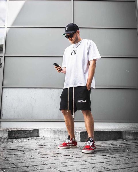fos arder pants the correct version fos double line men s five piece pants drawstring fashion brand summer loose casual shorts production, Black
fos arder pants the correct version fos double line men s five piece pants drawstring fashion brand summer loose casual shorts production, Black