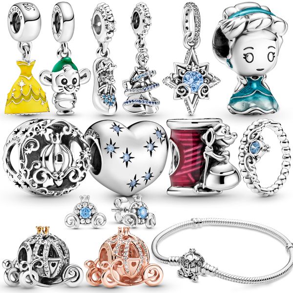 925 sterling silver fashion charm hanging beads suitable for primitive pandora bracelet necklace diy jewelry ladies gifts ing, Bronze;silver
925 sterling silver fashion charm hanging beads suitable for primitive pandora bracelet necklace diy jewelry ladies gifts ing, Bronze;silver