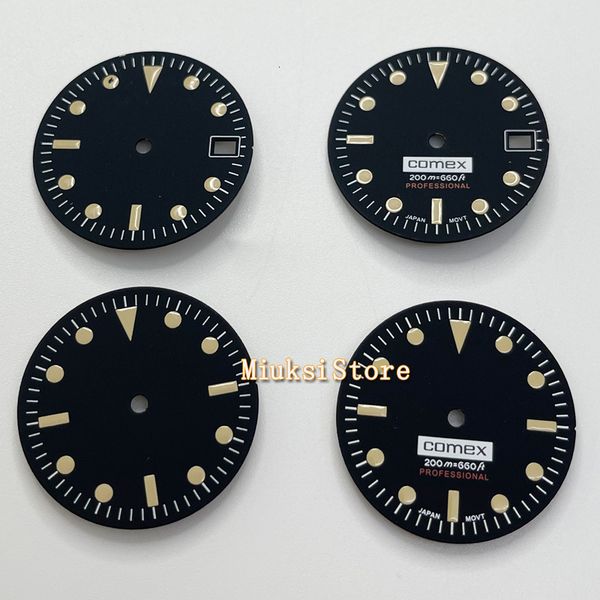 repair tools kits 285mm black watch dial yellow marks with date window for nh35 nh36 movement fit case crown at 3 o'clock 230404
repair tools kits 285mm black watch dial yellow marks with date window for nh35 nh36 movement fit case crown at 3 o'clock 230404