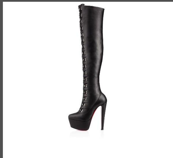 women black knee boots genuine leather buckle stiletto heel pointed toe boots personality fashion wed4117402
women black knee boots genuine leather buckle stiletto heel pointed toe boots personality fashion wed4117402
