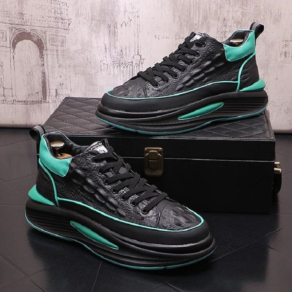 crocodile stripe spring new men shoes casual vulcanization breathable shoes thick bottom sports footwear d2h12, Black
crocodile stripe spring new men shoes casual vulcanization breathable shoes thick bottom sports footwear d2h12, Black