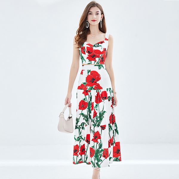 date night floral dress women outfit two piece sets 2023 suspender print and maxi skirt summer woman designer 2 piece birthday dresses swee, White
date night floral dress women outfit two piece sets 2023 suspender print and maxi skirt summer woman designer 2 piece birthday dresses swee, White