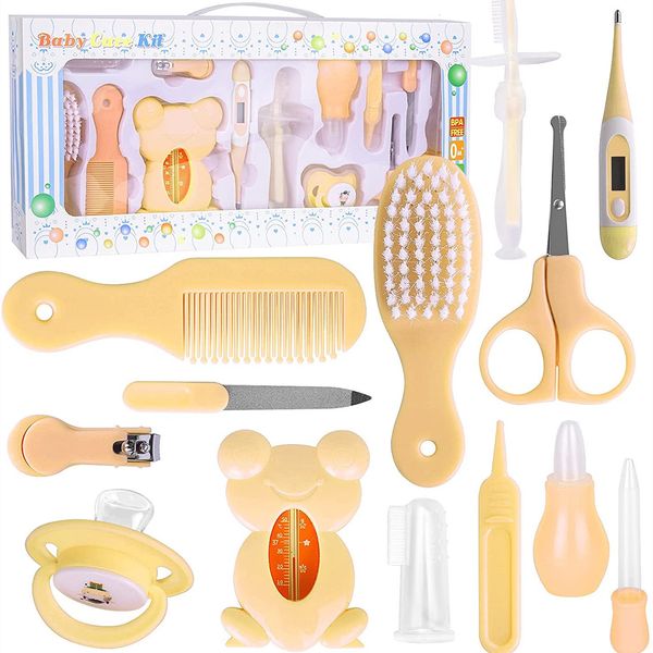 grooming sets 13pcsset baby infant kit scissors nail clipper comb hair brush thermometer child toddler health care set 230404
grooming sets 13pcsset baby infant kit scissors nail clipper comb hair brush thermometer child toddler health care set 230404