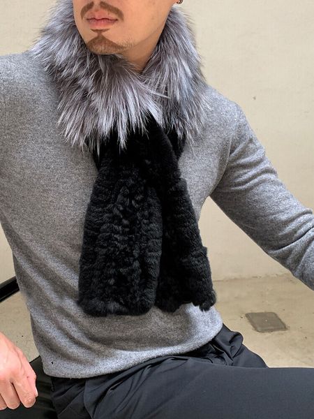 men's real rex rabbit fur scarf fox fur shawl wraps winter warm neckerchief, Blue;gray
men's real rex rabbit fur scarf fox fur shawl wraps winter warm neckerchief, Blue;gray