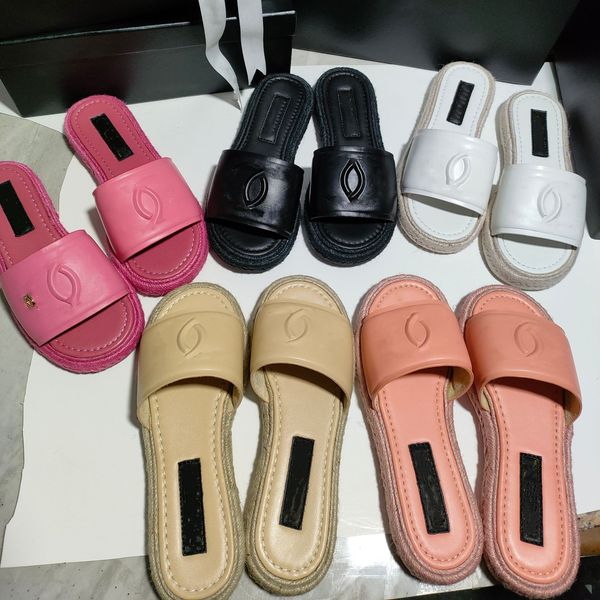 braid straw sole beach slippers women classic leather interlocking c slipper sandal flats mules summer lazy fisherman shoes flip flops lady, Black
braid straw sole beach slippers women classic leather interlocking c slipper sandal flats mules summer lazy fisherman shoes flip flops lady, Black