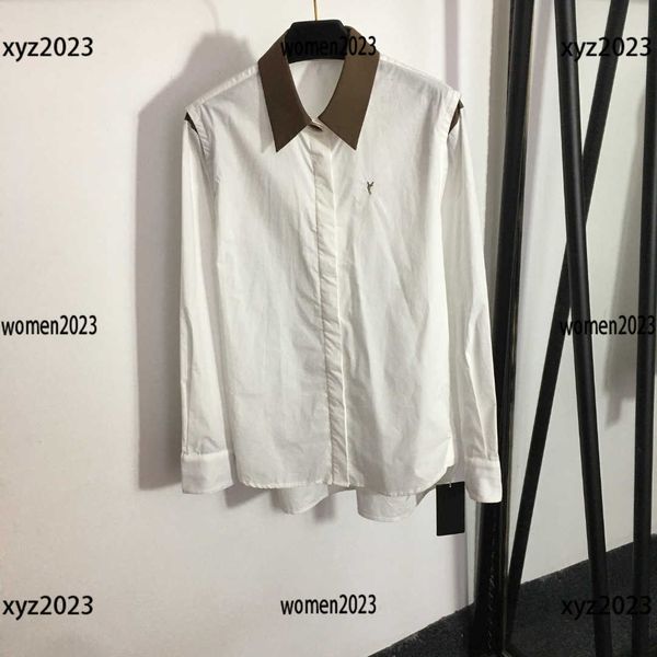 designer blouse fashion brand womens clothes new arrivals embroidered letter lapel long sleeved shirt size s-l april04, White
designer blouse fashion brand womens clothes new arrivals embroidered letter lapel long sleeved shirt size s-l april04, White