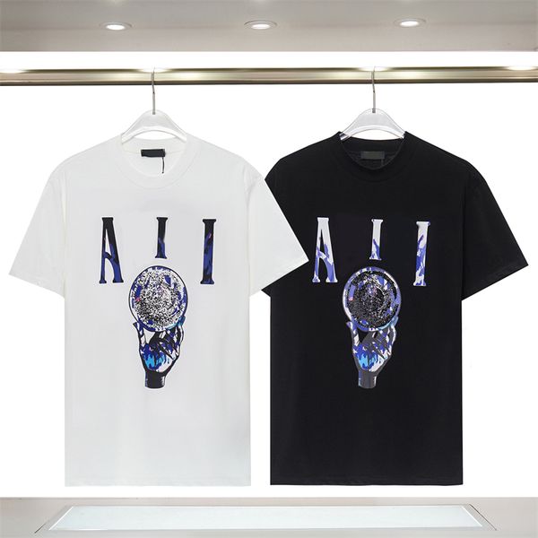 men's womenswear designer t-shirt printed fashion men's t-shirt high-quality cotton casual t-shirt short sleeve luxury streetwear, White;black
men's womenswear designer t-shirt printed fashion men's t-shirt high-quality cotton casual t-shirt short sleeve luxury streetwear, White;black