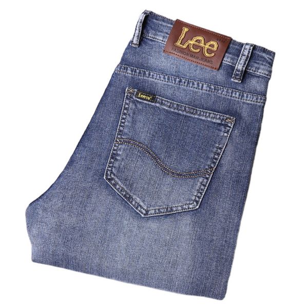 men's jeans spring summer thin denim slim fit european american high-end brand small straight pants xl893-3, Blue
men's jeans spring summer thin denim slim fit european american high-end brand small straight pants xl893-3, Blue
