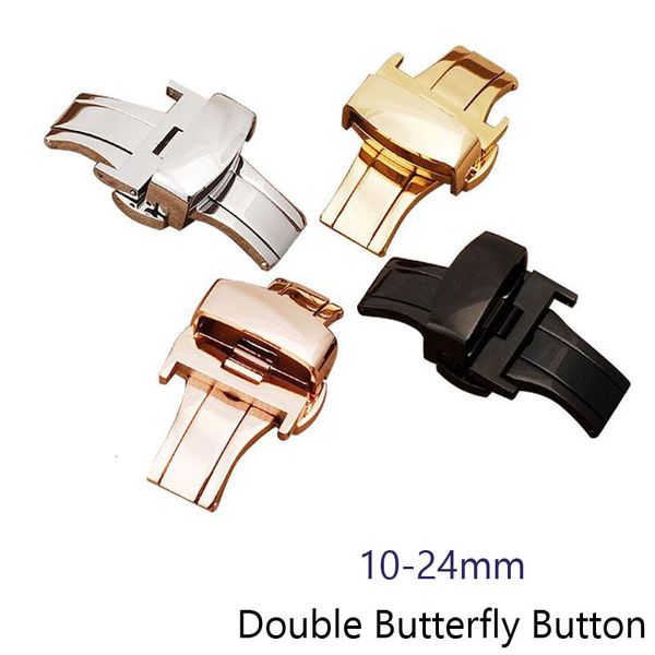buckles automatic double click butterfly watch push button fold deployment clasp watchband strap 10 12 14 16 18 20 22 24mm 230404, Slivery;black
buckles automatic double click butterfly watch push button fold deployment clasp watchband strap 10 12 14 16 18 20 22 24mm 230404, Slivery;black