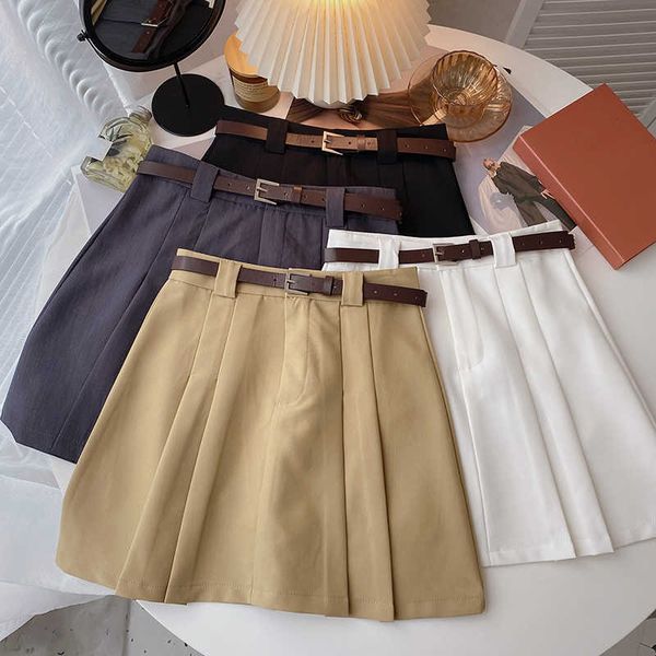 skirts women high waist korean skirt casual mini a-line slim short skirt ladies harajuku solid sweet belt pleated skirts female p230403, Black
skirts women high waist korean skirt casual mini a-line slim short skirt ladies harajuku solid sweet belt pleated skirts female p230403, Black