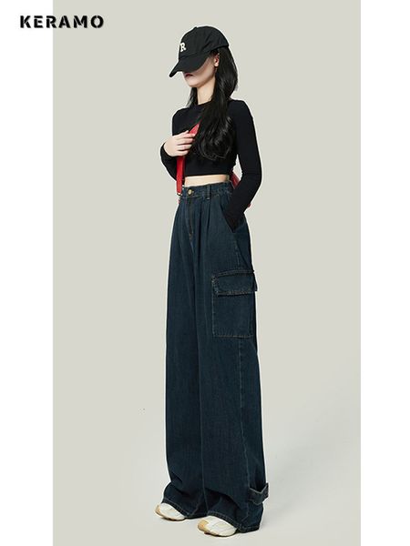 women's jeans women's blue retro wide leg jeans fashion bag high waisted straight pants high street mop denim trouser autumn women
women's jeans women's blue retro wide leg jeans fashion bag high waisted straight pants high street mop denim trouser autumn women