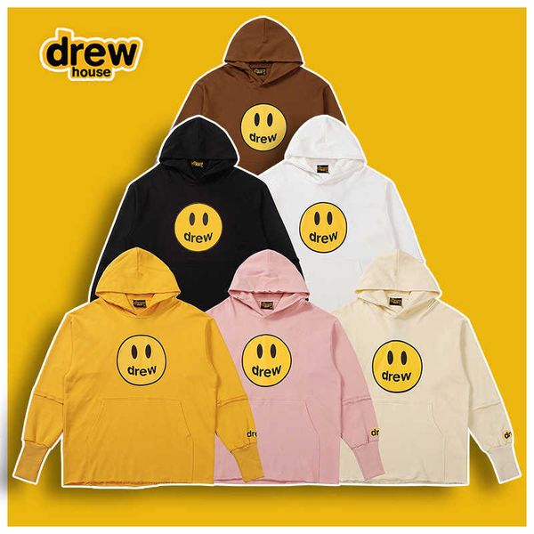 designer hoodie drew checked 23 spring and autumn letter smiley face american high street fashion brand sweater loose casual coat men, Black
designer hoodie drew checked 23 spring and autumn letter smiley face american high street fashion brand sweater loose casual coat men, Black