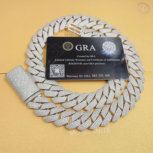 men women 15mm 18-24inch 925 sterling silver fully iced out 4 rows moissanite cuban chain necklace bracelet nice gift
men women 15mm 18-24inch 925 sterling silver fully iced out 4 rows moissanite cuban chain necklace bracelet nice gift