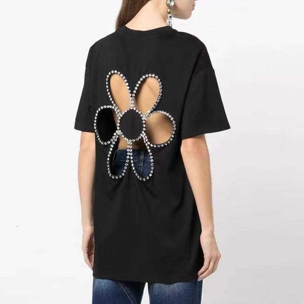 women's tshirt 2023 hollow flower y2k fashion high end luxury designer tshirt short sleeve loose casual long t shirt women 230403, White
women's tshirt 2023 hollow flower y2k fashion high end luxury designer tshirt short sleeve loose casual long t shirt women 230403, White
