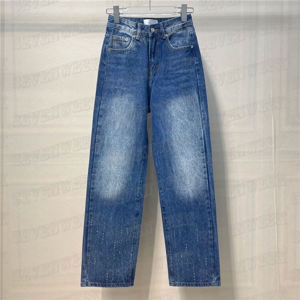 womens casual jeans slim pants with rhinestone comfortable breathable trousers outdoor wear, Blue
womens casual jeans slim pants with rhinestone comfortable breathable trousers outdoor wear, Blue