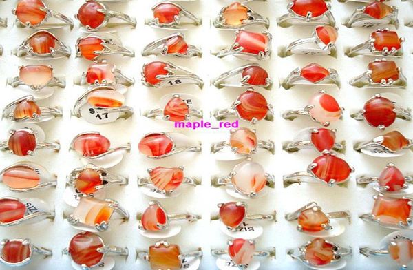 whole 30pcslot beautiful red agate stone rings multidesign mixed sizes for women fashion jewelry rings3429314, Golden;silver
whole 30pcslot beautiful red agate stone rings multidesign mixed sizes for women fashion jewelry rings3429314, Golden;silver