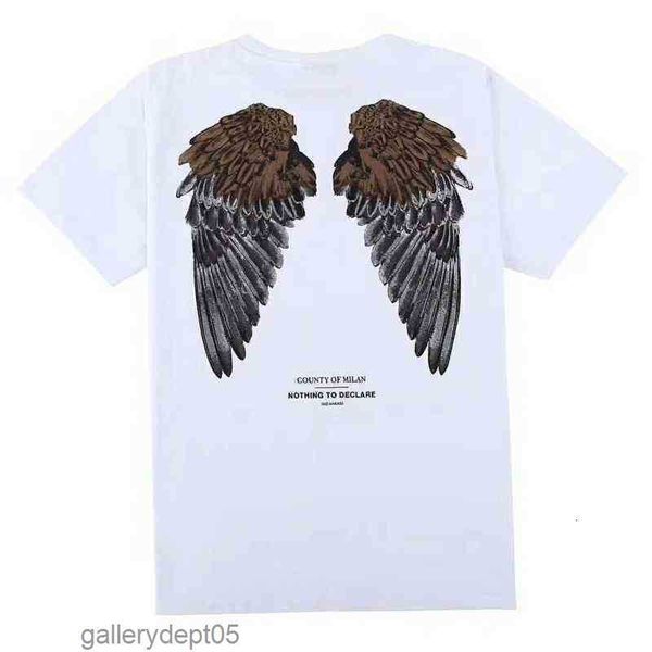 short sleeves men's and women's loose couple t-shirt tide mb phantom water drop feather wings 19ss 19s1s1, White;black 
short sleeves men's and women's loose couple t-shirt tide mb phantom water drop feather wings 19ss 19s1s1, White;black