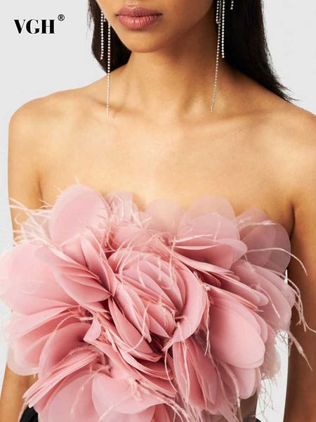 vgh fashion summer pink tank for women strapless sleeveless patchwork floral solid vests female clothes new 2023 style, Black;white
vgh fashion summer pink tank for women strapless sleeveless patchwork floral solid vests female clothes new 2023 style, Black;white